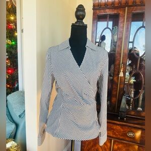 Doncaster Pinstripe Blouse